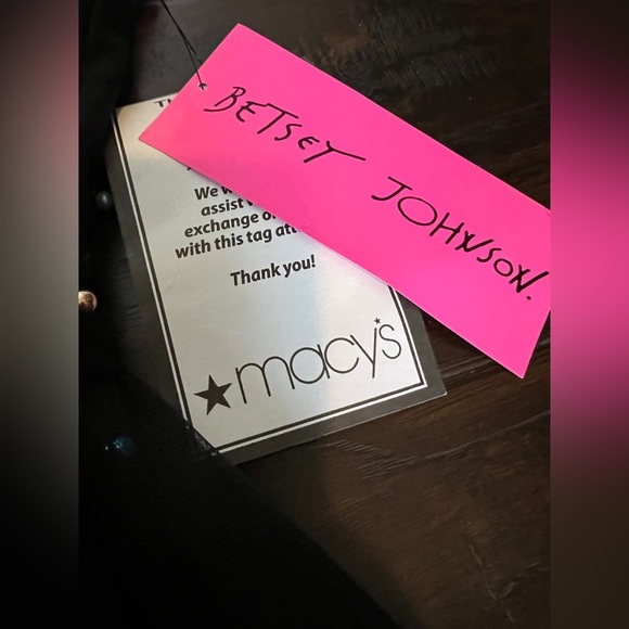 🩷 NWT Betsy Johnson 3D Bead Tulle Cocktail Dress - Picture 9 of 10